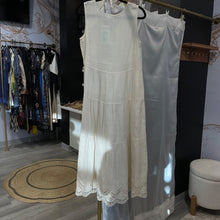 Load image into Gallery viewer, Sundance | Women's Cream Sleeveless Lace Trim Maxi Dress | Size: M
