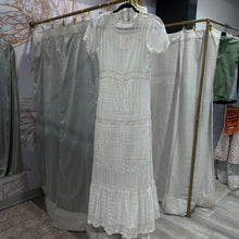 Load image into Gallery viewer, Love Shack Fancy | Women's White Boho Short Sleeve Maxi Dress | Size: 4
