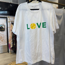 Load image into Gallery viewer, Uniqlo | Women's White Love Tennis Short Sleeve Tee | Size: XXL
