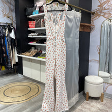 Load image into Gallery viewer, Free People | Women's White and Strawberry Red Curvy Overalls | Size: 6
