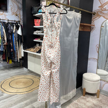 Load image into Gallery viewer, Free People | Women's White and Strawberry Red Curvy Overalls | Size: 6
