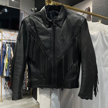 Load image into Gallery viewer, Unik | Women's Black Fringe Bike Jacket | Size: S
