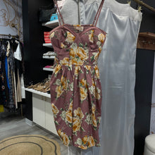 Load image into Gallery viewer, Band of Gypsies | Women's Pink Floral Print Mini Dress | Size: S
