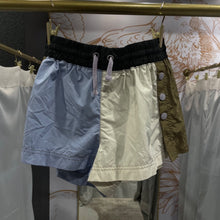 Load image into Gallery viewer, Free People | Women's Blue and Cream Colorblock Shorts | Size: M
