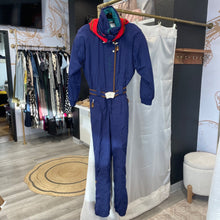 Load image into Gallery viewer, Obermeyer | Women's Navy Blue Ski Suit with Hood | Size: 8
