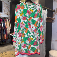 Load image into Gallery viewer, Boston Proper | Women's Tropical Print Wrap Swimsuit Cover | Size: S

