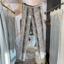 Load image into Gallery viewer, SALT | Women's Cream Snakeskin Skinny Pants | Size: M

