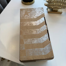 Load image into Gallery viewer, Golden Goose Silver Sequin Black Star Dreamed in Venice Slide Sneakers – Size 36 | Authentic Luxury
