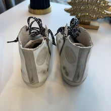 Load image into Gallery viewer, Golden Goose Women’s White &amp; Blue Star Francy High-Top Sneakers – Size 37 | Authentic Luxury for Less
