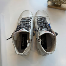 Load image into Gallery viewer, Golden Goose Women’s White &amp; Blue Star Francy High-Top Sneakers – Size 37 | Authentic Luxury for Less
