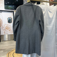 Load image into Gallery viewer, Burberry | Men&#39;s Grey Wool Blend Tailored Coat | Size: L
