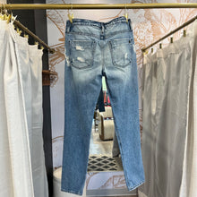 Load image into Gallery viewer, Black Orchid | Womens Medium Wash Distressed Boyfriend Jeans | Size: 26
