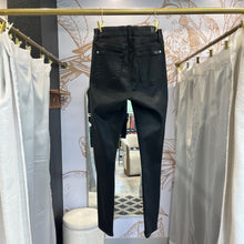 Load image into Gallery viewer, 7 For All Mankind | Women&#39;s B(Air) Black Coated High Waist Ankle Skinny Jeans | Size: 26
