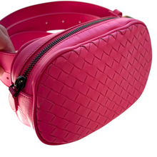 Load image into Gallery viewer, Bottega Veneta | Women's Hot Pink Weave Waist Belt Bag
