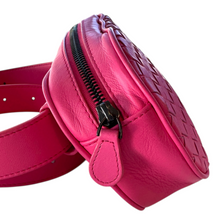 Load image into Gallery viewer, Bottega Veneta | Women's Hot Pink Weave Waist Belt Bag
