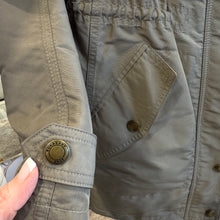 Load image into Gallery viewer, Burberry | Women's Green BRIT Nylon Hooded Coat | Size: XS
