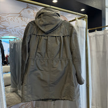 Load image into Gallery viewer, Burberry | Women's Green BRIT Nylon Hooded Coat | Size: XS
