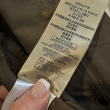 Load image into Gallery viewer, Burberry | Women's Green BRIT Nylon Hooded Coat | Size: XS
