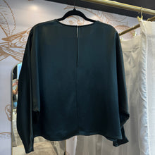 Load image into Gallery viewer, By Malene Birger | Women's Green Silky Long Sleeve Blouse | Size: 34
