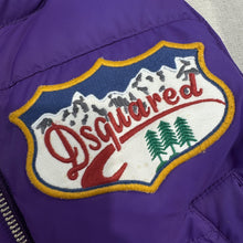 Load image into Gallery viewer, DSQUARED2 Women’s Purple Snap Front Down Puffer Vest - Size XS
