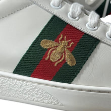 Load image into Gallery viewer, Gucci | Women&#39;s White Ace Sneaker with Bee | Size: 37
