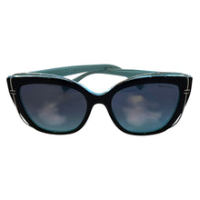 Load image into Gallery viewer, Tiffany &amp; Co black frame sunglasses, women’s, front view
