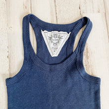 Load image into Gallery viewer, T2 Love | Girls Navy Blue Cotton Ribbed Tank Top | Size: 4
