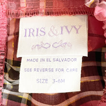 Load image into Gallery viewer, Iris &amp; Ivy | Pink Plaid Dress | Size: 3-6M
