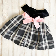 Load image into Gallery viewer, Sweet Heart Rose | Black and Pink Plaid Dress | Size: 12M
