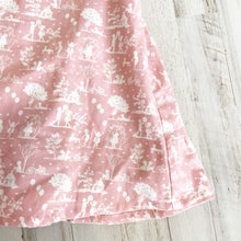 Load image into Gallery viewer, Je suis en CP! | Girl&#39;s Pink and White Short Sleeve Dress | Size: 18 M

