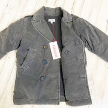 Load image into Gallery viewer, Maan | Boy&#39;s Blue Gray Rem Corduroy Button Jacket with Tags | Size: 6Y
