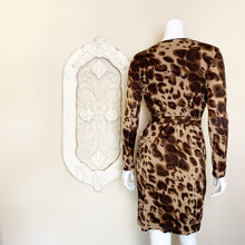 Load image into Gallery viewer, Rena Lange | Women&#39;s Brown Leopard Print Dress | Size: 10
