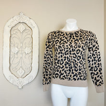 Load image into Gallery viewer, J. Crew | Women&#39;s Merino Wool Leopard Print Pullover Sweater | Size: XS
