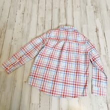 Load image into Gallery viewer, Andy &amp; Evan | Boy&#39;s Pink and Blue Plaid Button Down Shirt | Size: 6
