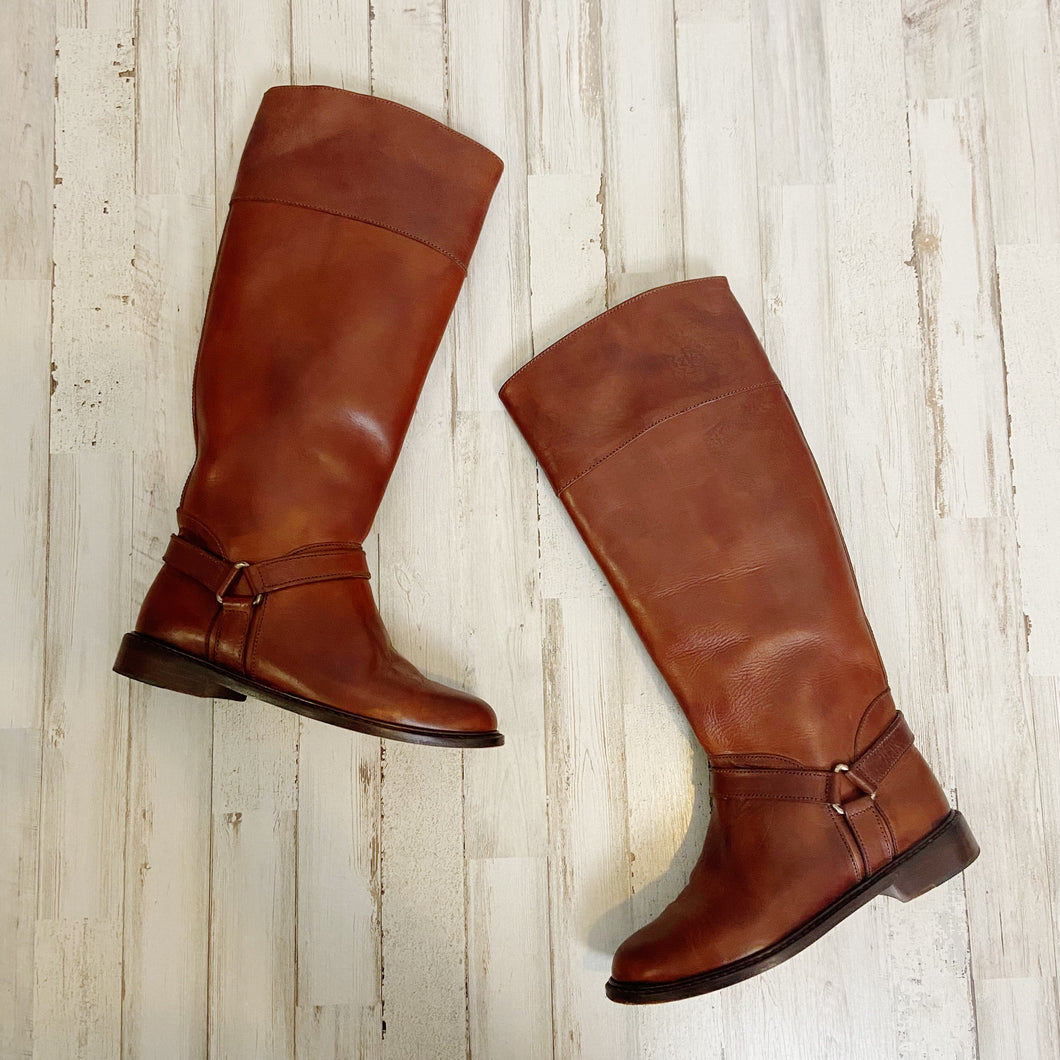 Cole Haan | Women's London Saddle Tan Riding Boots | Size: 7