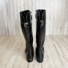 Load image into Gallery viewer, Chaps | Womens Black Vegan Tall Riding Boots | Size: 7
