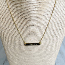 Load image into Gallery viewer, Jook and Nona | Women&#39;s 18K Gold Plated &quot;Inspire&quot; Tag Necklace
