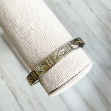 Load image into Gallery viewer, Low Luv | Women&#39;s Silver Tribal Print Bangle
