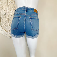 Load image into Gallery viewer, BDG | Women&#39;s Blue Roll Up Cut Off Denim Jean Shorts | Size: 29
