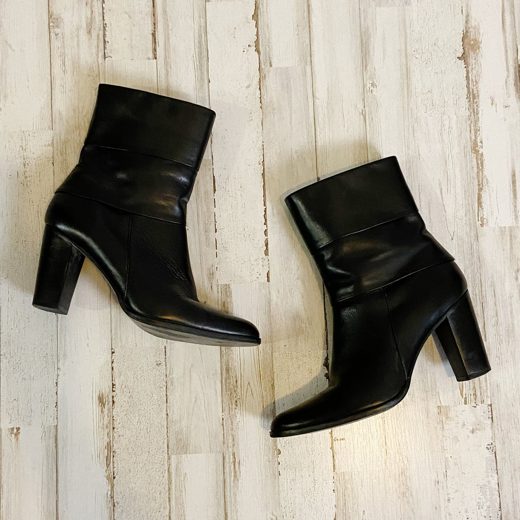 Matisse | Womens Black Leather Hawthorn Heel Boots | Size: 8