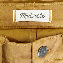 Load image into Gallery viewer, Madewell | Women&#39;s Golden Yellow 9&quot; High Rise Skinny Pants | Size: 25
