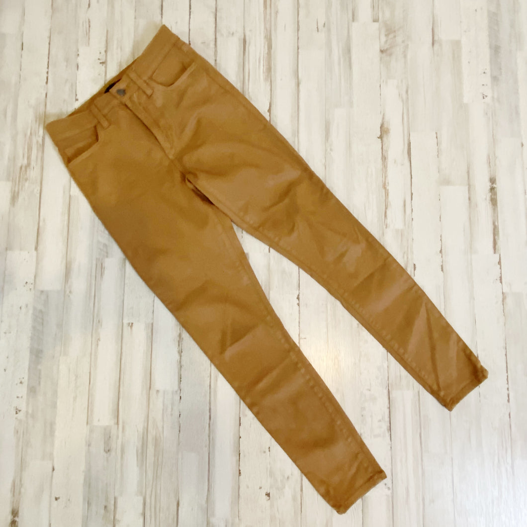 Joe's | Women's Brown Coated The Charlie High Rise Ankle Jeans | Size: 25