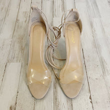Load image into Gallery viewer, Shoe Dazzle | Womens Nude Jayci Crisscross Strap Sandal | Size: 10
