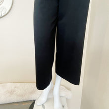 Load image into Gallery viewer, Tibi | Womens Black Wide Leg Crop Dress Pants | Size: 2
