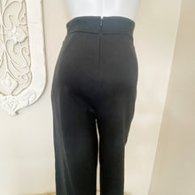 Load image into Gallery viewer, Tibi | Womens Black Wide Leg Crop Dress Pants | Size: 2
