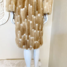 Load image into Gallery viewer, Neiman Marcus | Womens Vintage Stripe Long Fur Coat | Size: S
