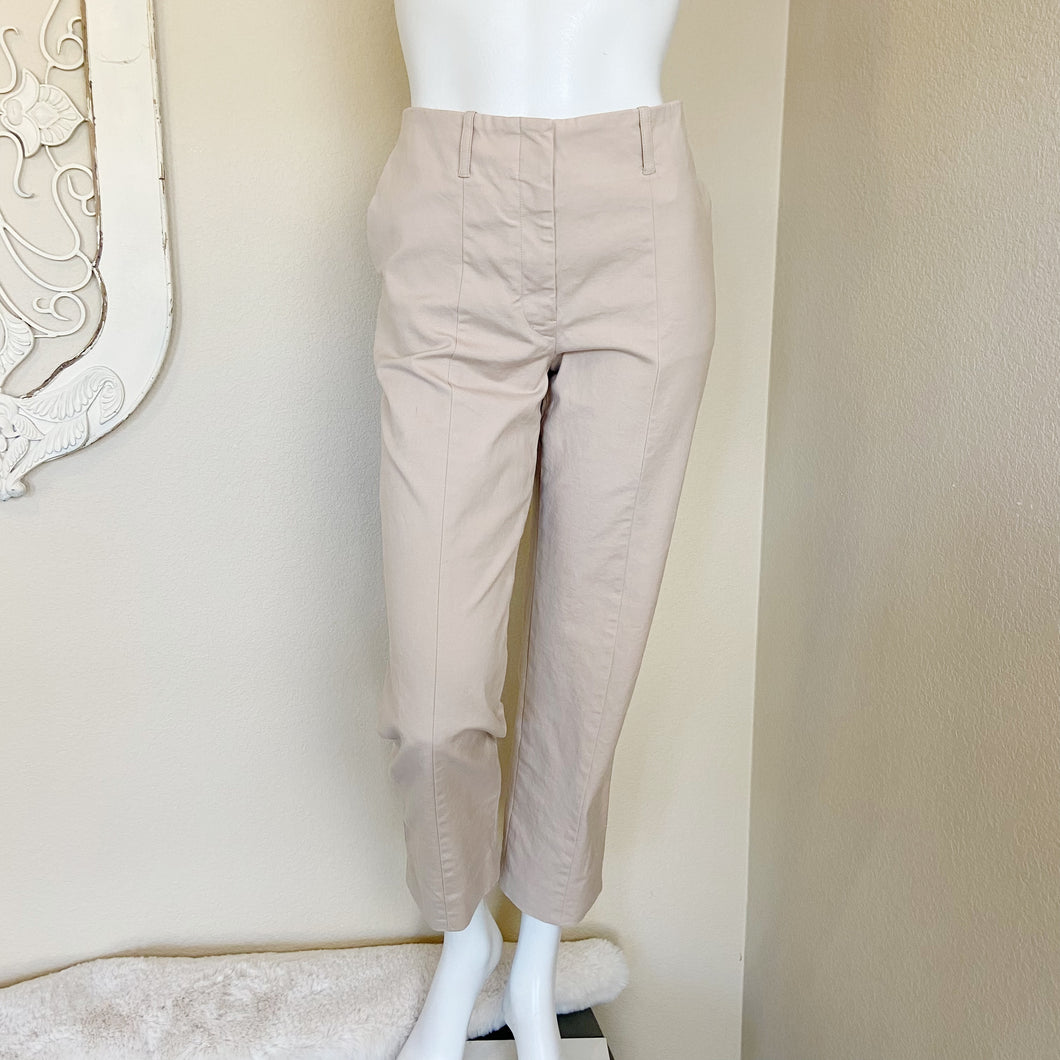 Jil Sander | Womens Khaki Dress Trouser Pants | Size: 14