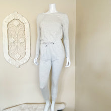 Load image into Gallery viewer, Banana Republic | Womens Light Gray Terry Long Sleeve Jumpsuit | Size: XS
