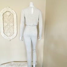 Load image into Gallery viewer, Banana Republic | Womens Light Gray Terry Long Sleeve Jumpsuit | Size: XS
