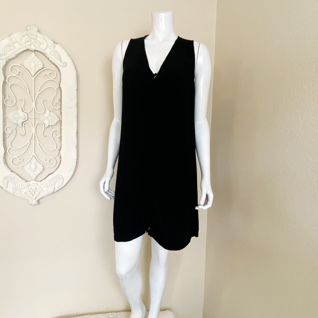 Madewell | Womens Black Button Down Sleeveless Dress | Size: L